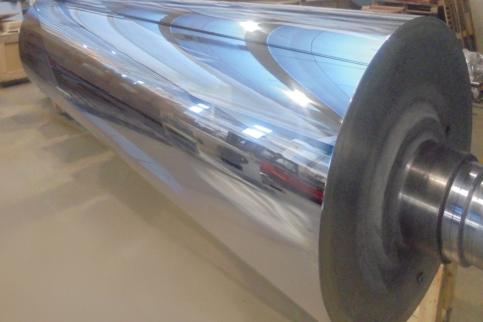 Mirror polished cylinders